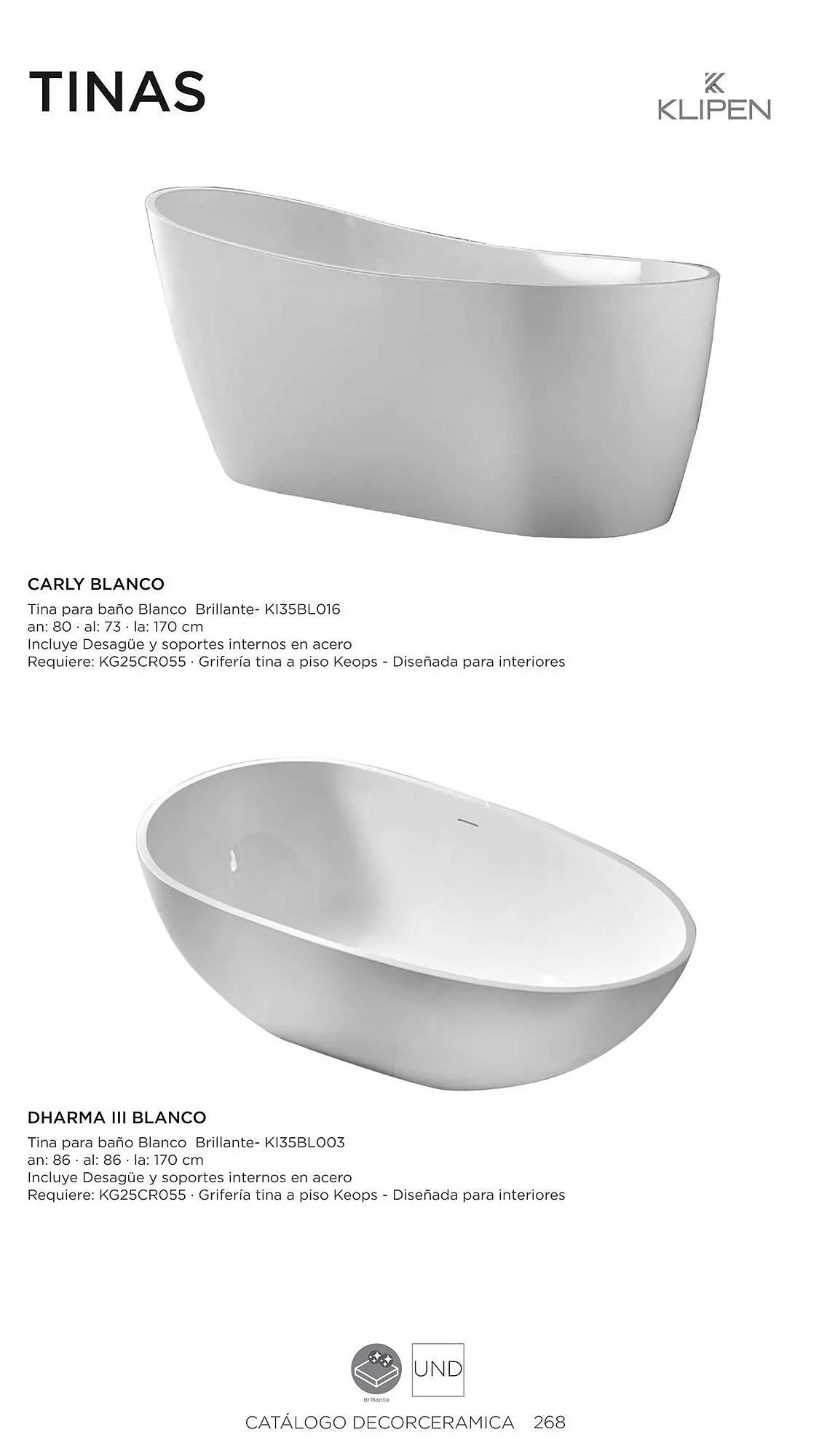 Catalogo de Catálogo Decorceramica 6 de noviembre al 6 de mayo 2025 - Pag 268