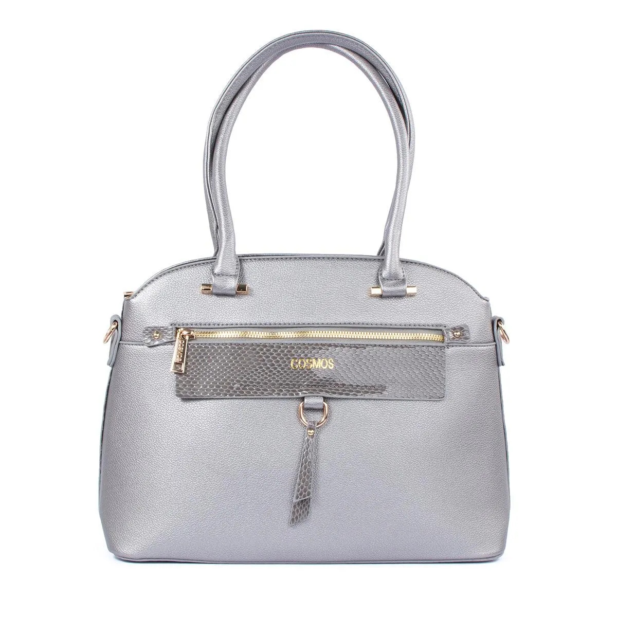 Bolso Bowling básico color plomo