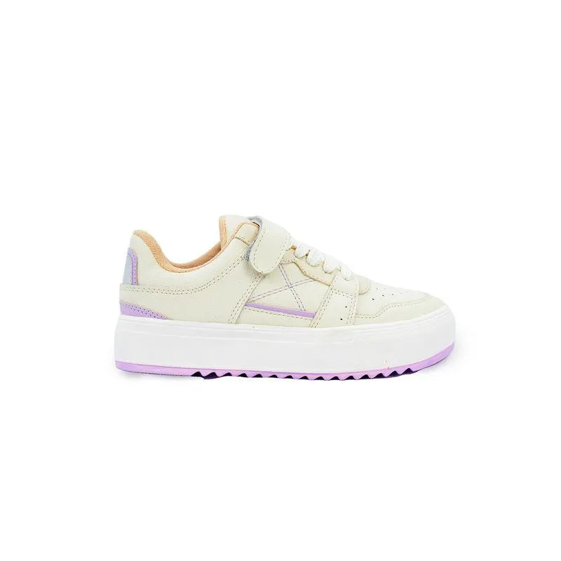TENIS BEIGE JEAN SHOES MUJER