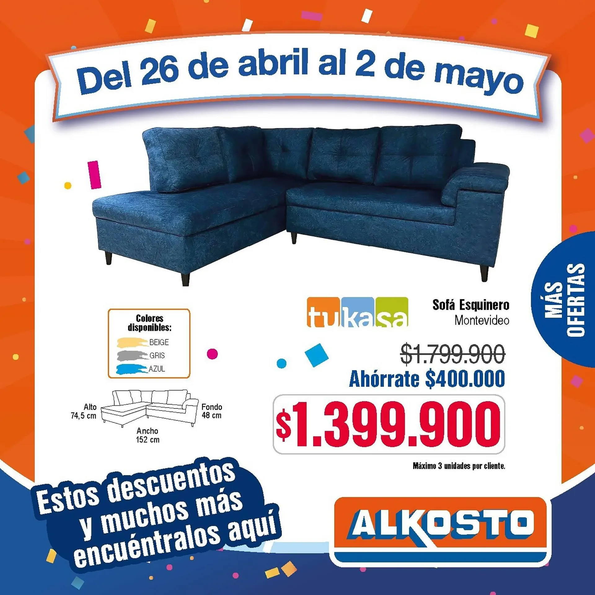 Catalogo de Catálogo Alkosto 27 de abril al 2 de mayo 2025 - Pag 3