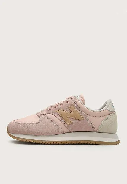 Tenis Lifestyle Rosa-Nude-Blanco New Balance 420