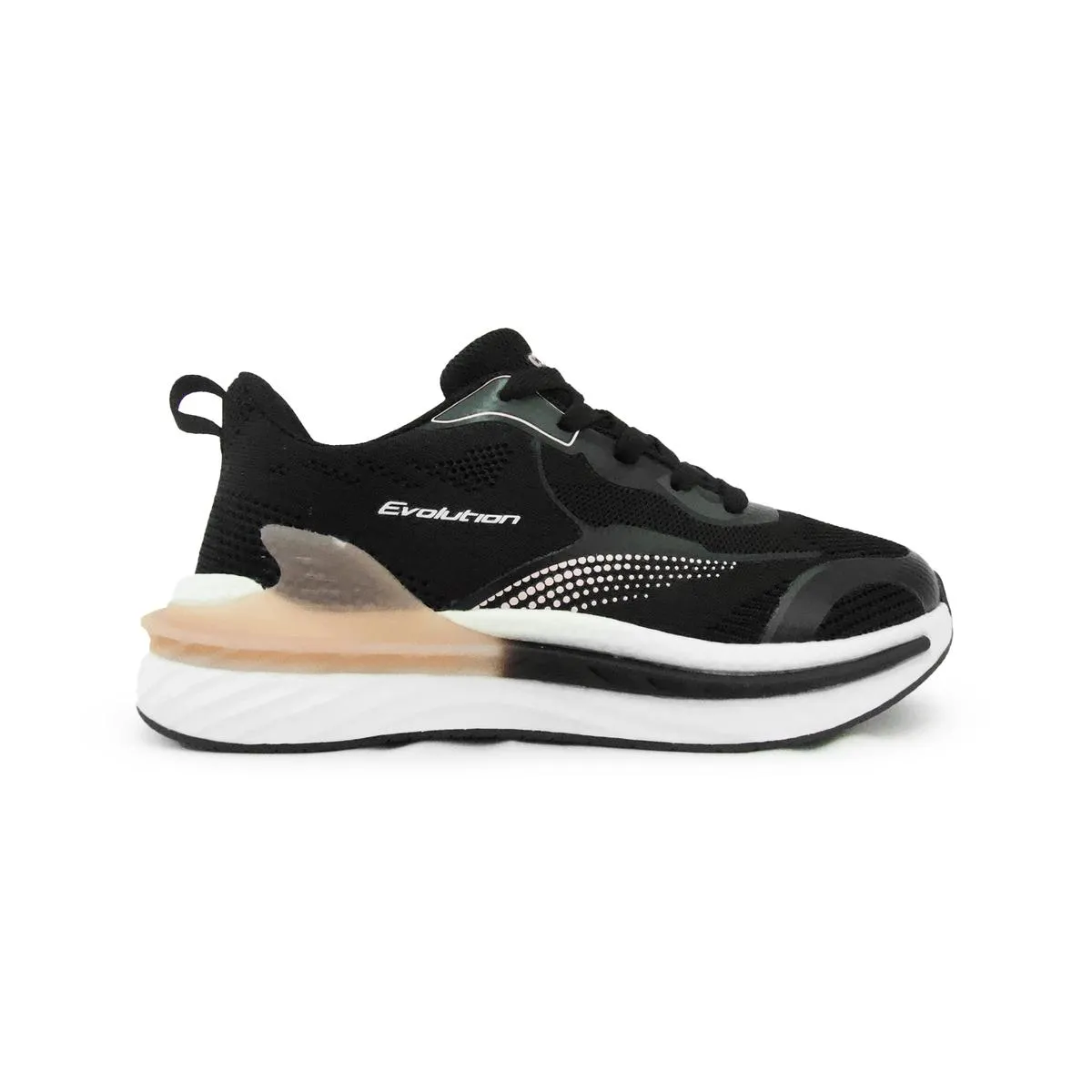 TENIS DEPORTIVO NEGRO CROYDON MUJER