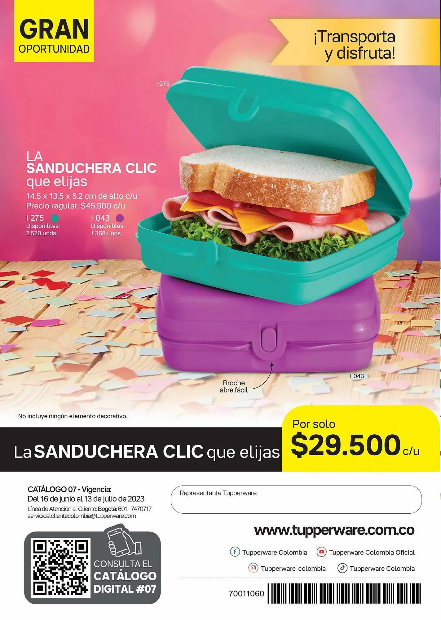 Catalogo de Catálogo Tupperware 16 de junio al 13 de julio 2023 - Pag 66
