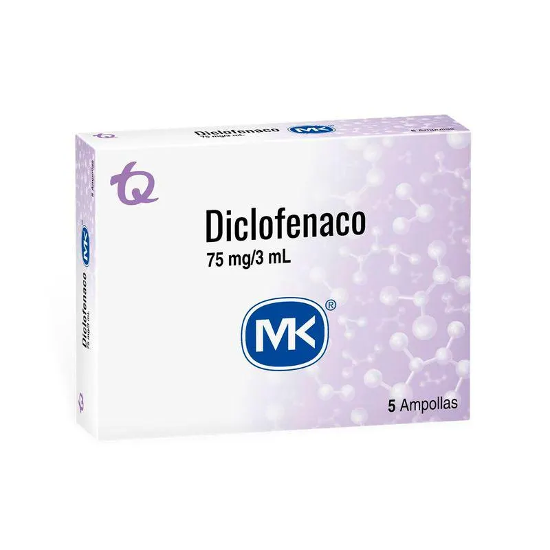 Diclofenaco 75 Mg/3 Ml Caja X 5 Amp