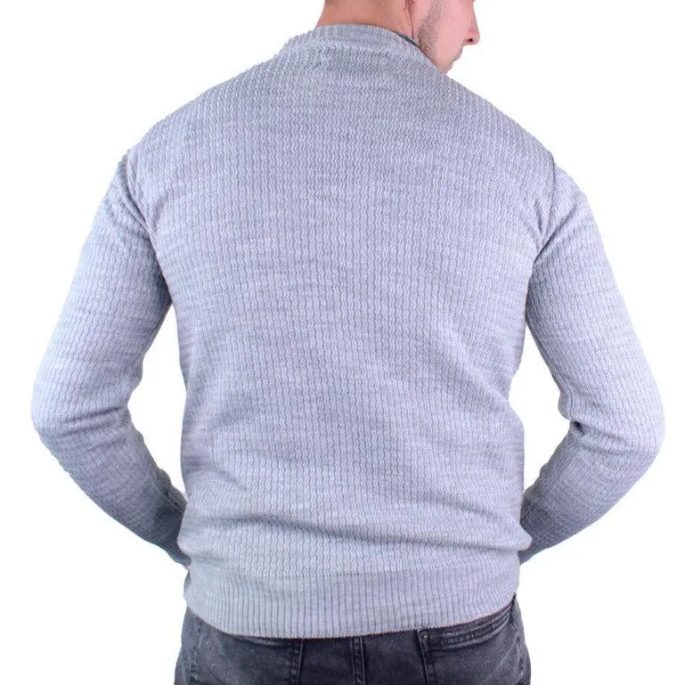 Saco Cuello Redondo Lec Lee Hombre Gris Claro