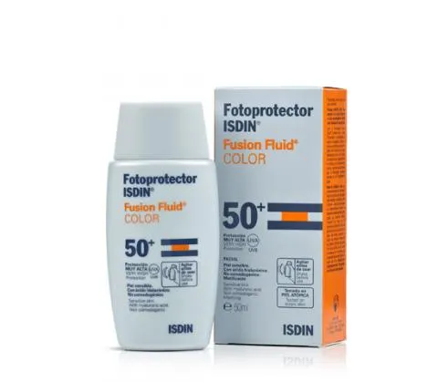 Protector Solar Color para Piel Sensible con Ácido Hialurónico Fusion Fluid Spf 50+ 50ml