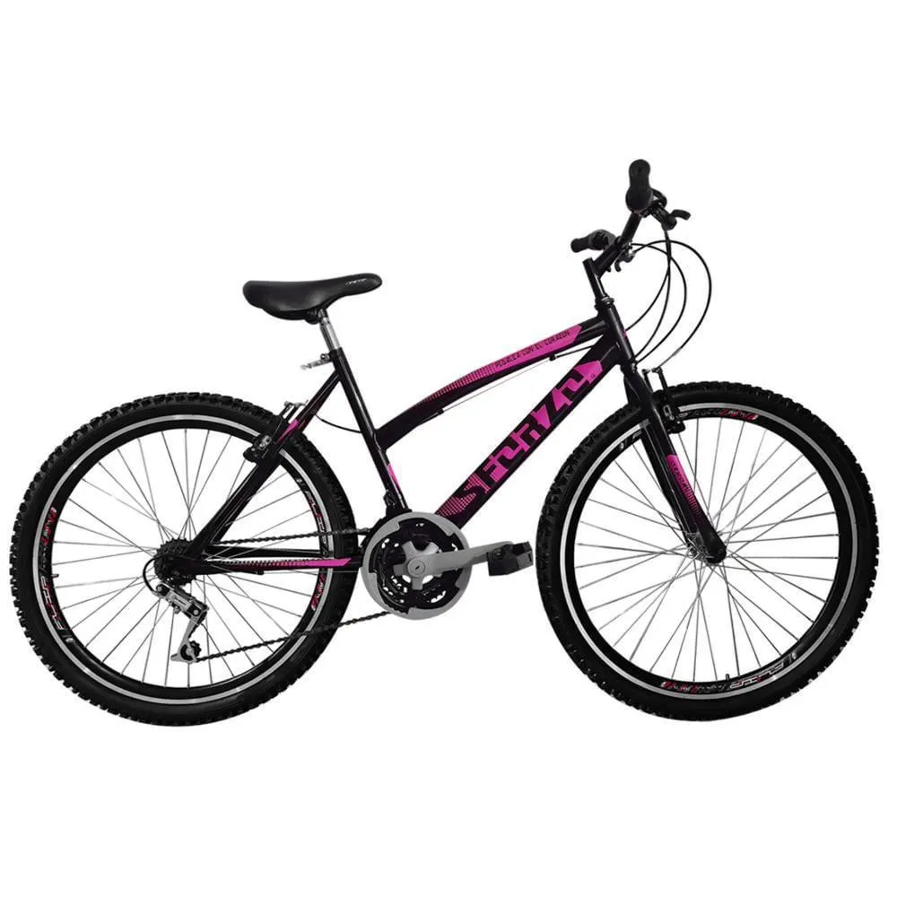 Bicicleta Dama Rin 26 18 Cambios Doble Pared Negra