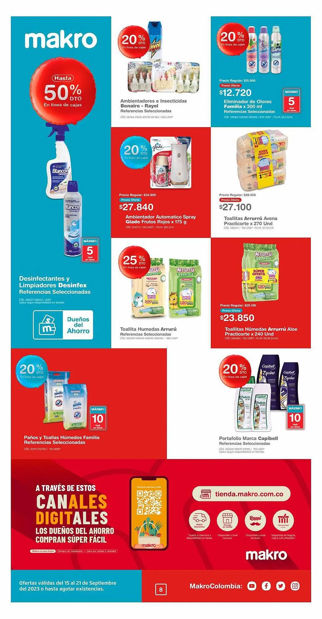 Catalogo de Catálogo Makro 15 de septiembre al 21 de septiembre 2023 - Pag 8