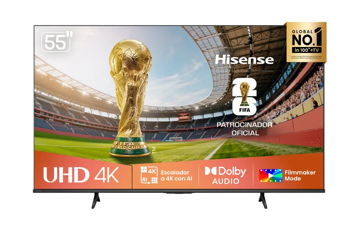 Televisor Hisense 55 pulgadas UHD Smart TV 55A5NV