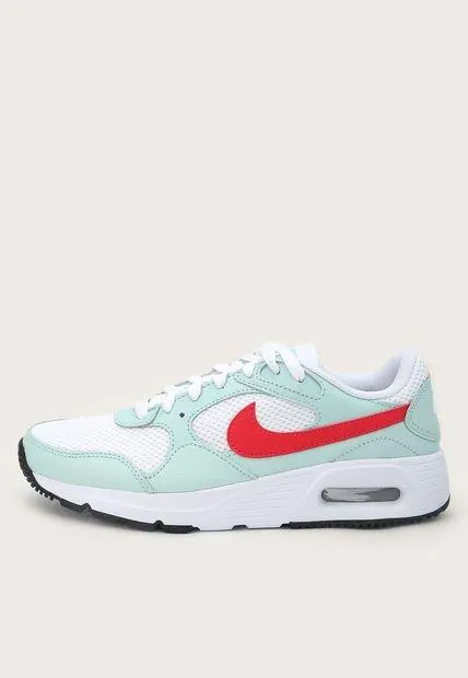 Tenis Lifestyle Blanco-Verde Menta-Rojo Nike Air Max SC
