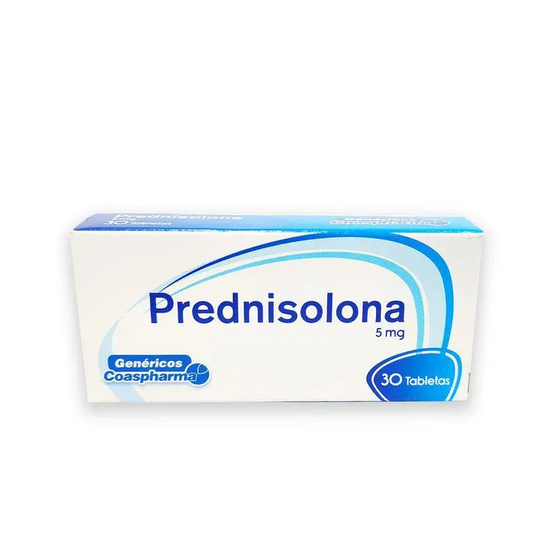 Prednisolona 5 Mg Caja X 30 Tabletas