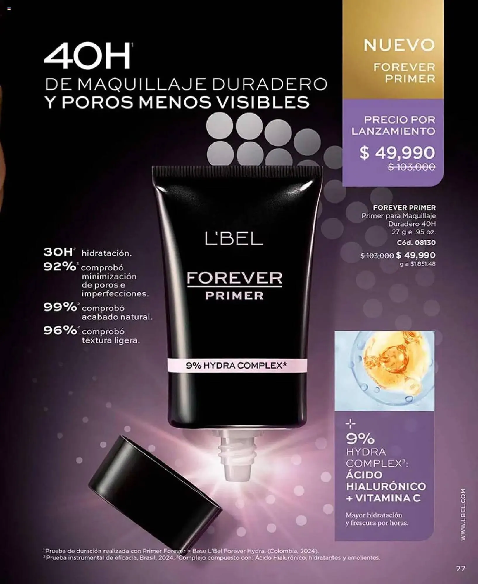 Catalogo de Catálogo L'bel 29 de julio al 16 de septiembre 2025 - Pag 77