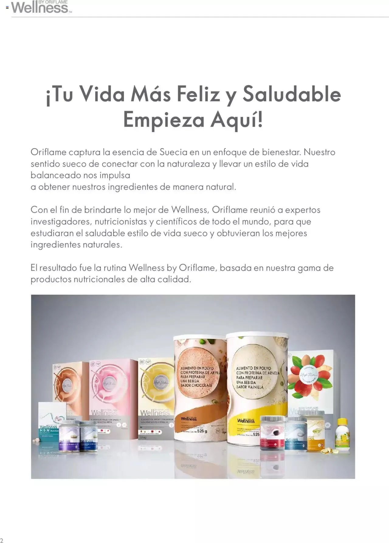 Catalogo de Oriflame - Guía de Producto Wellness 1 de junio al 31 de diciembre 2024 - Pag 2