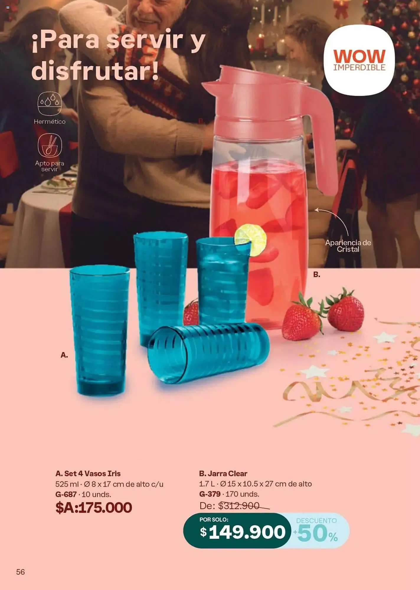 Catalogo de Catálogo Tupperware 29 de noviembre al 26 de diciembre 2024 - Pag 56