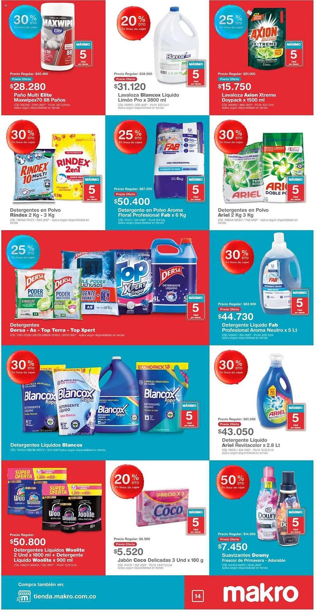 Catalogo de Catálogo Makro 22 de septiembre al 28 de septiembre 2023 - Pag 14