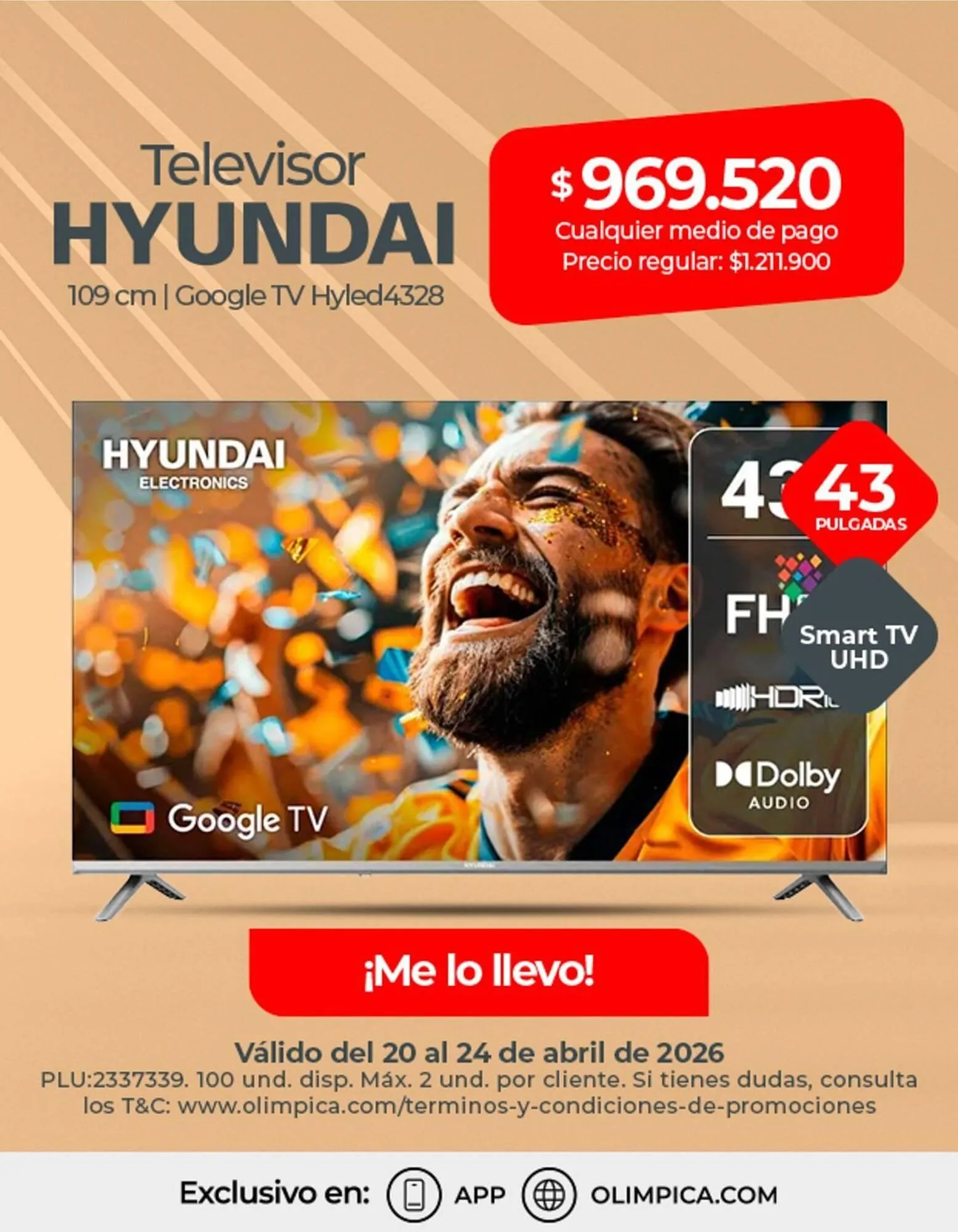 Catalogo de Catálogo Olímpica 20 de abril al 24 de abril 2026 - Pag 1