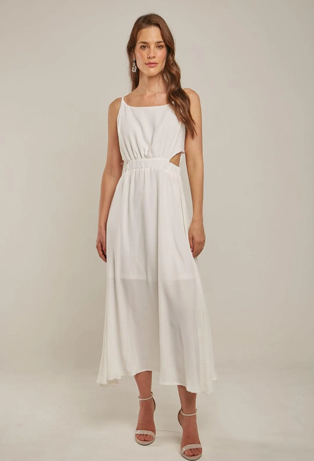 Vestido Midi Cut Out Mujer- SALE