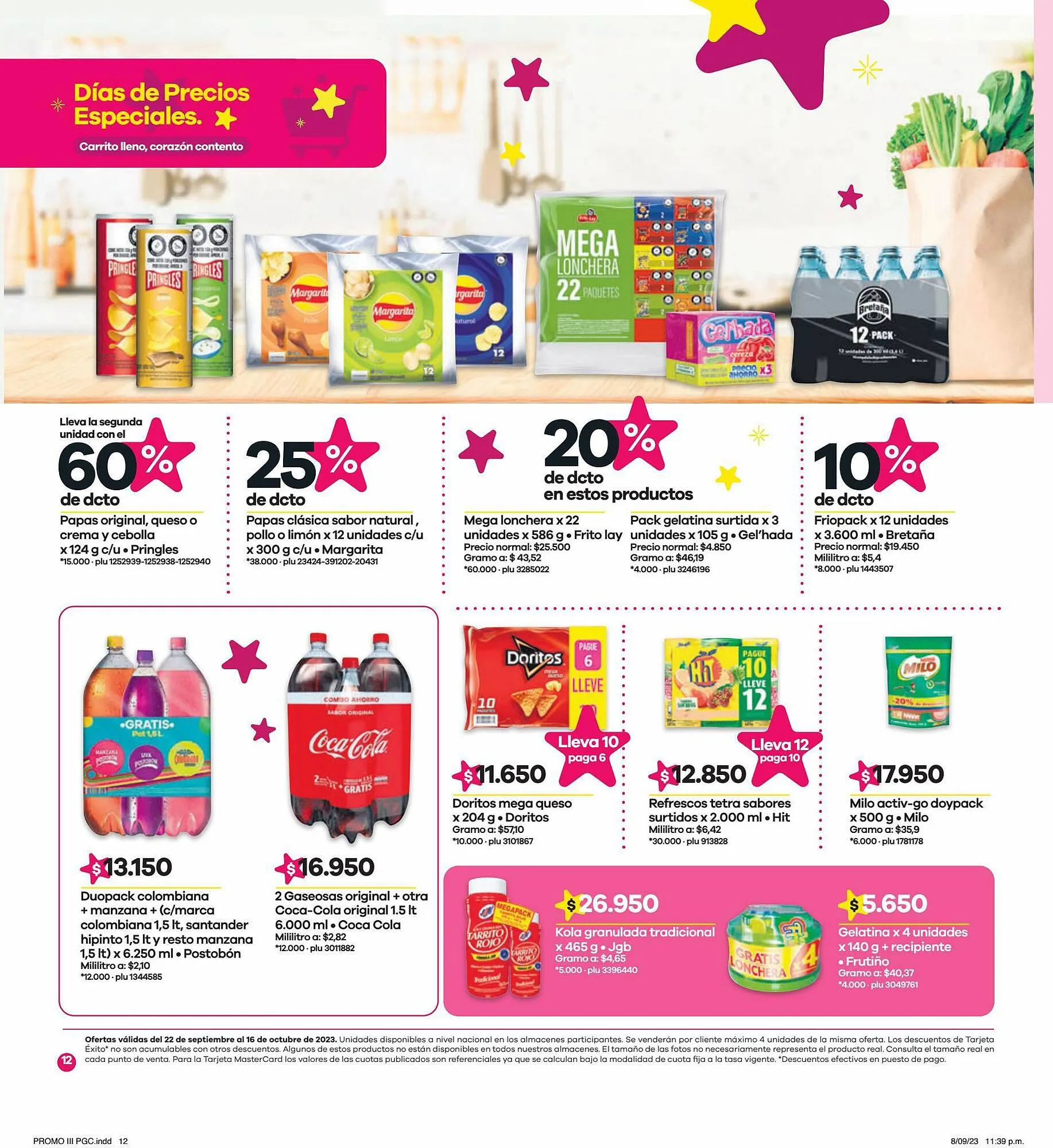 Catalogo de Catálogo Éxito 22 de septiembre al 16 de octubre 2023 - Pag 12