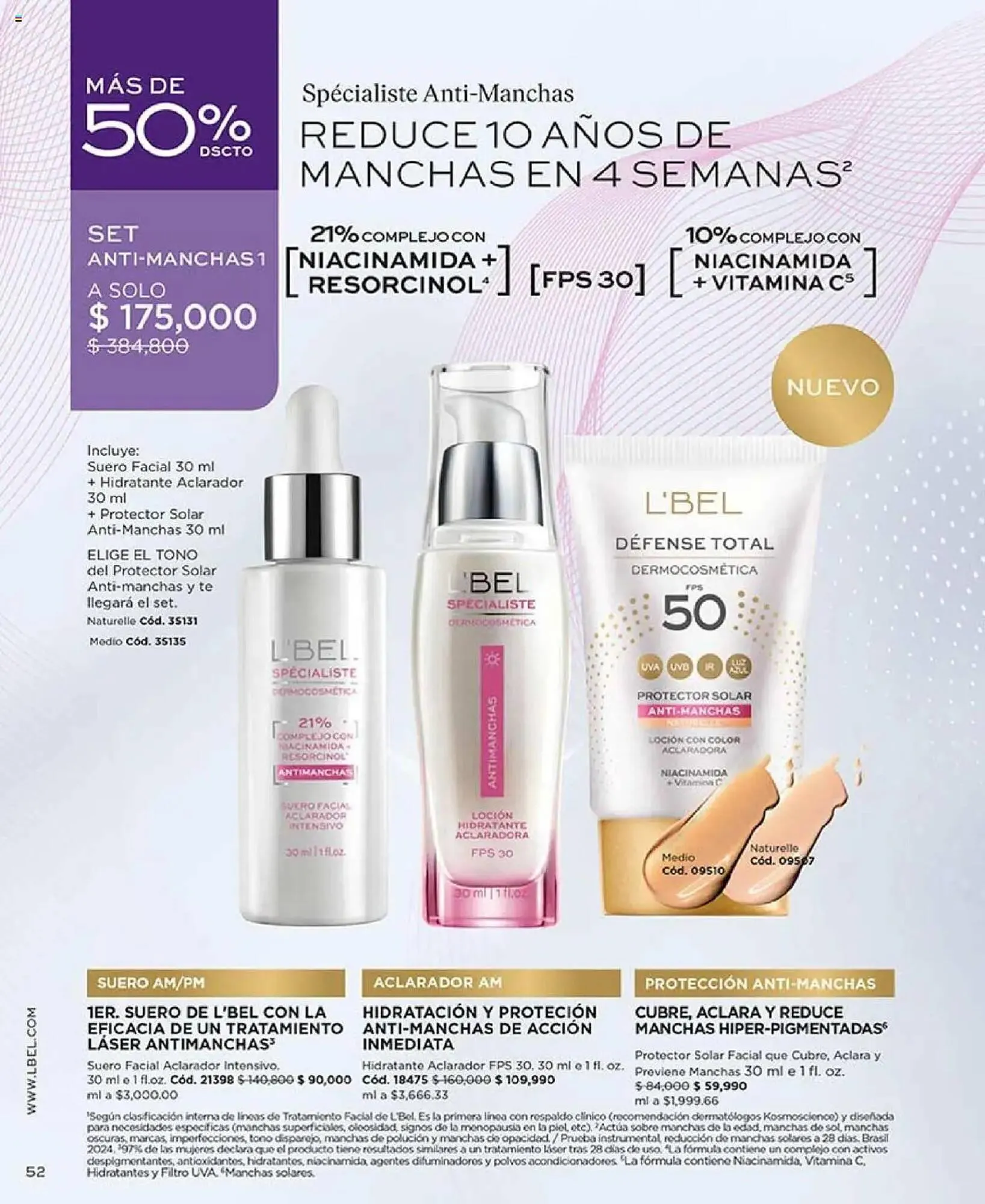 Catalogo de Catálogo L'bel 29 de julio al 16 de septiembre 2025 - Pag 52