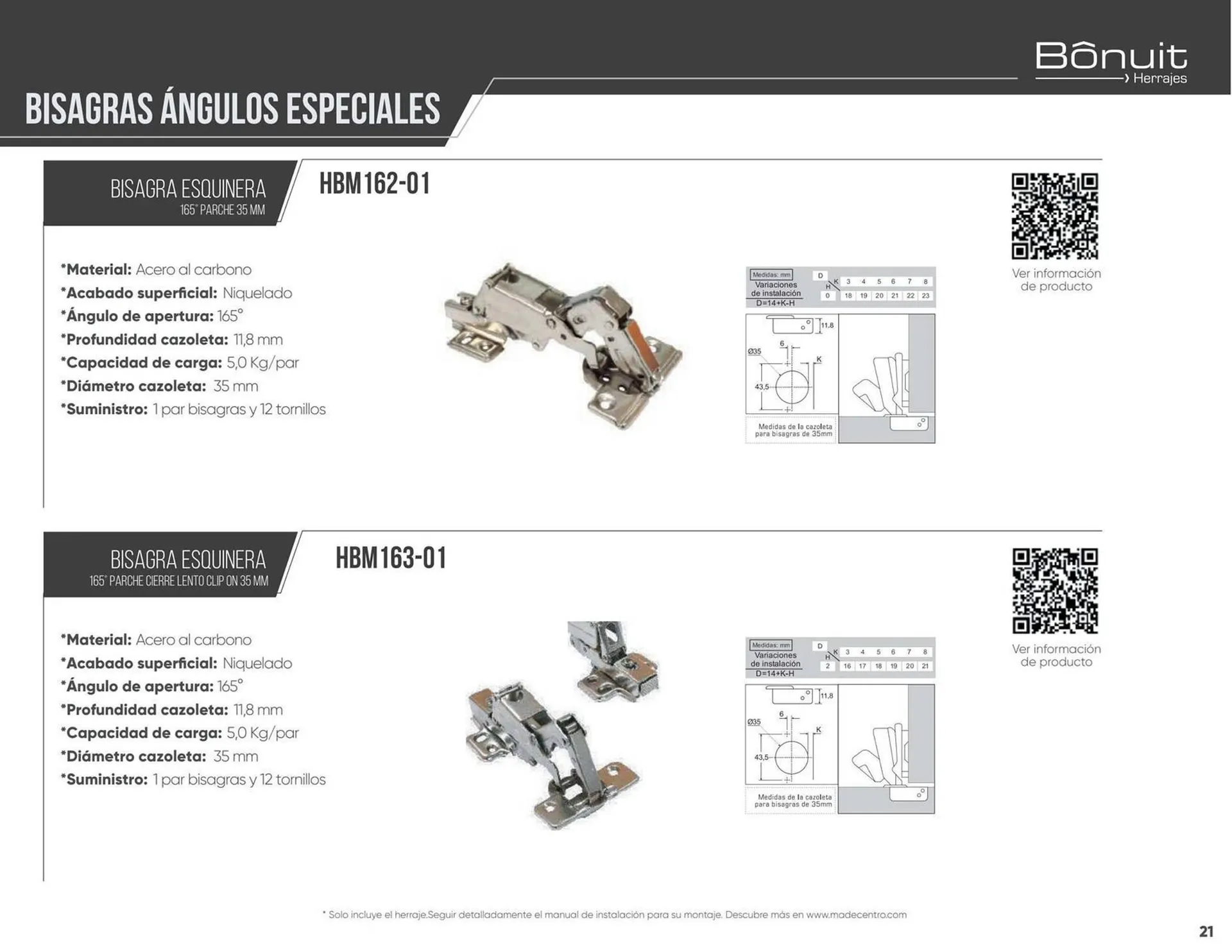 Catalogo de Catálogo Madecentro 8 de abril al 30 de abril 2025 - Pag 21