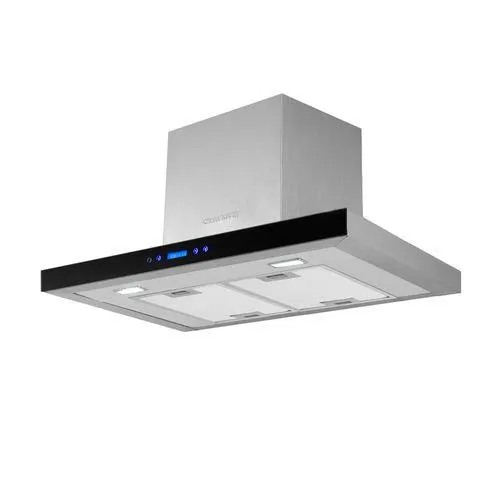 Campana Península acero / cristal Challenger 76 cm 3 velocidades - CX 4973 / Acero Inox