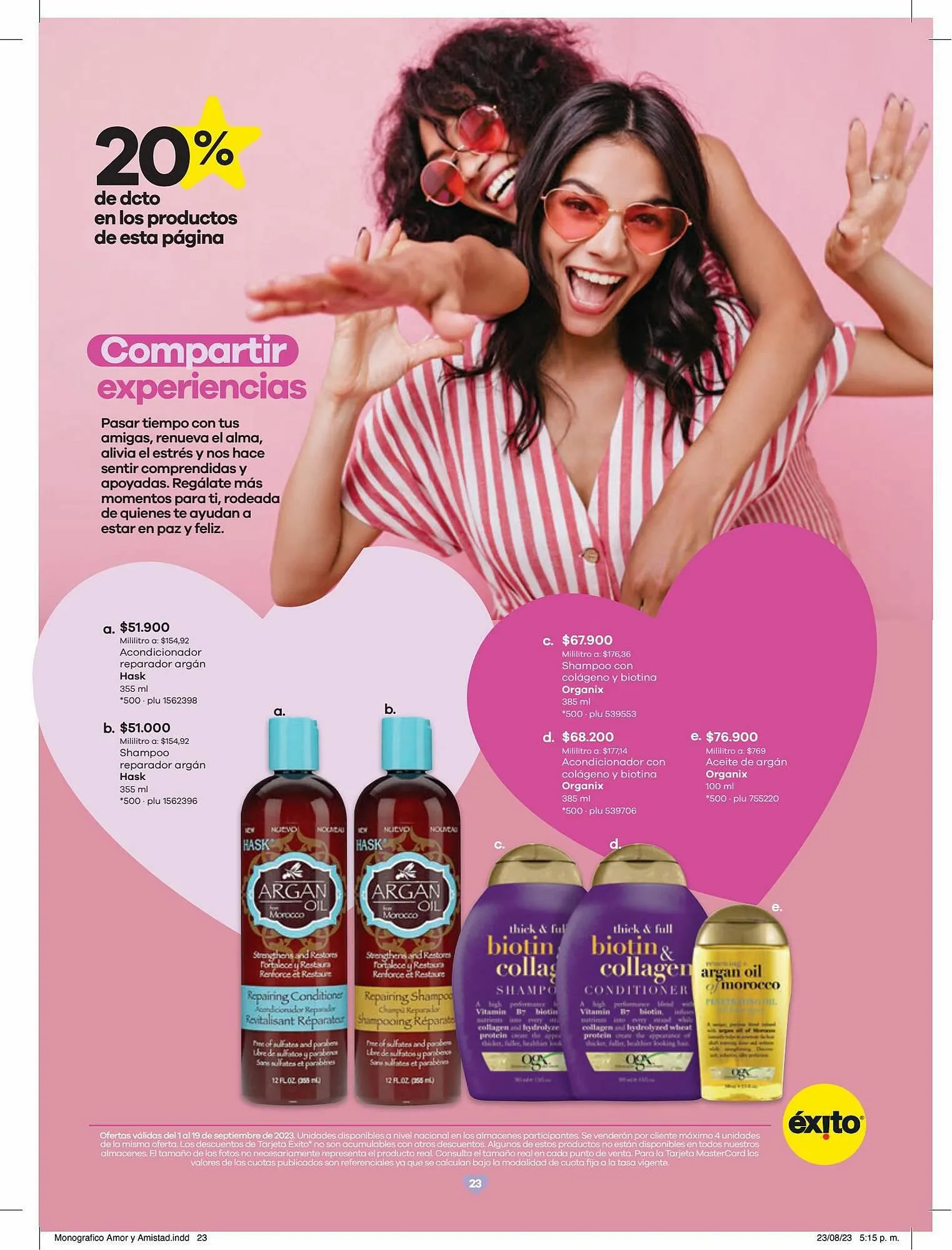 Catalogo de Catálogo Éxito 1 de septiembre al 19 de septiembre 2023 - Pag 23