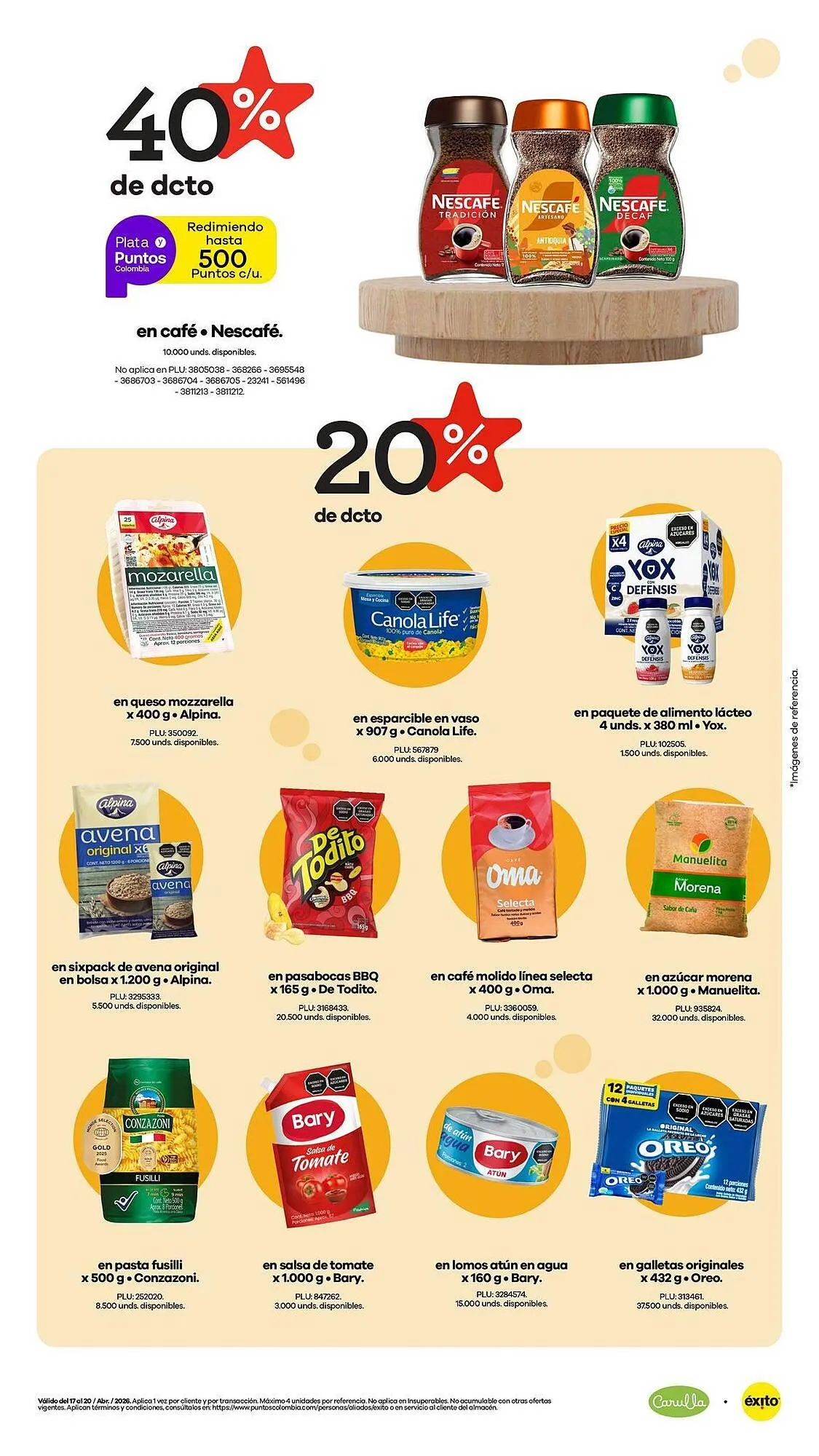 Catalogo de Catálogo Carulla 17 de abril al 20 de abril 2026 - Pag 4