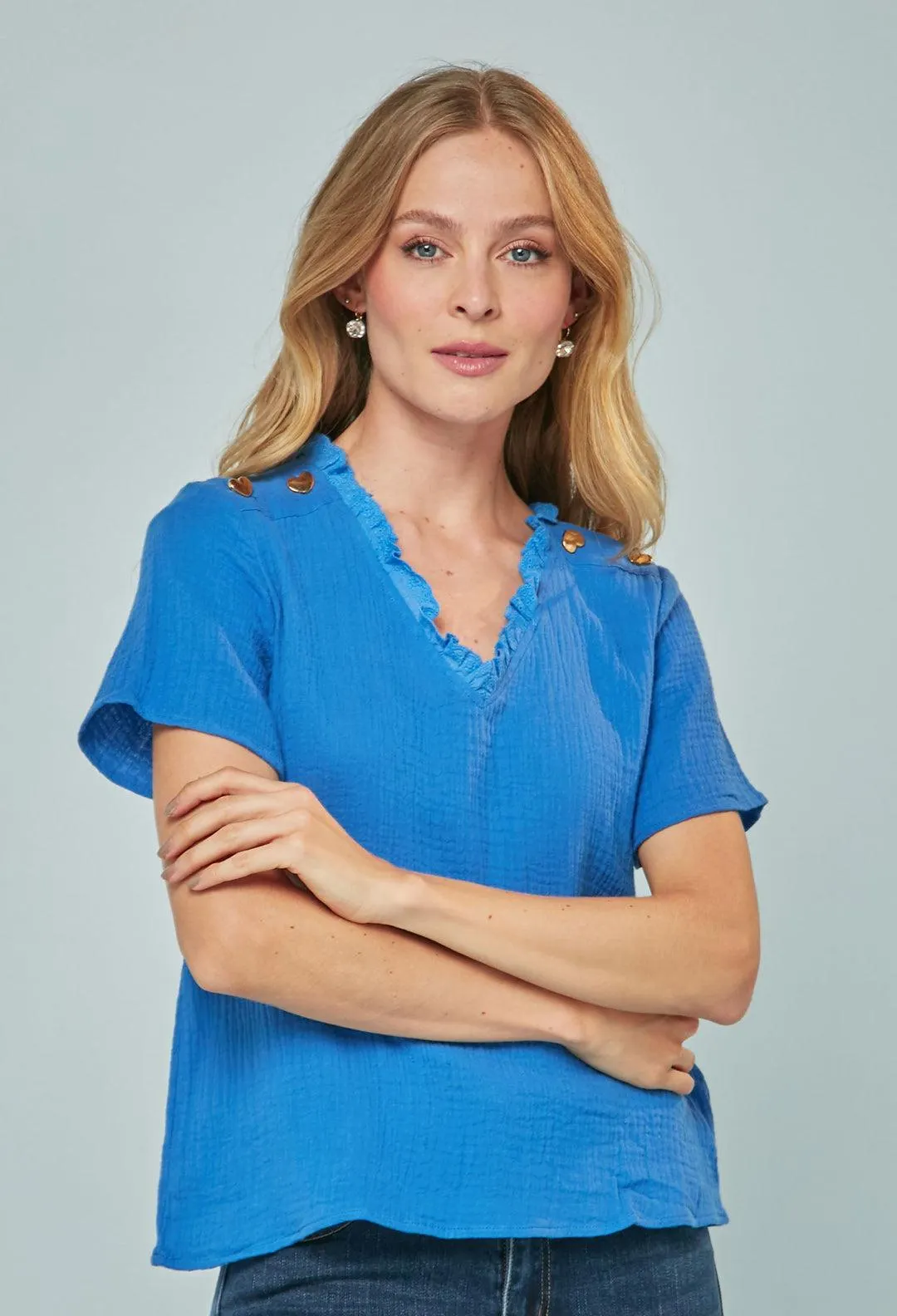 Blusa Corazones Mujer - SALE