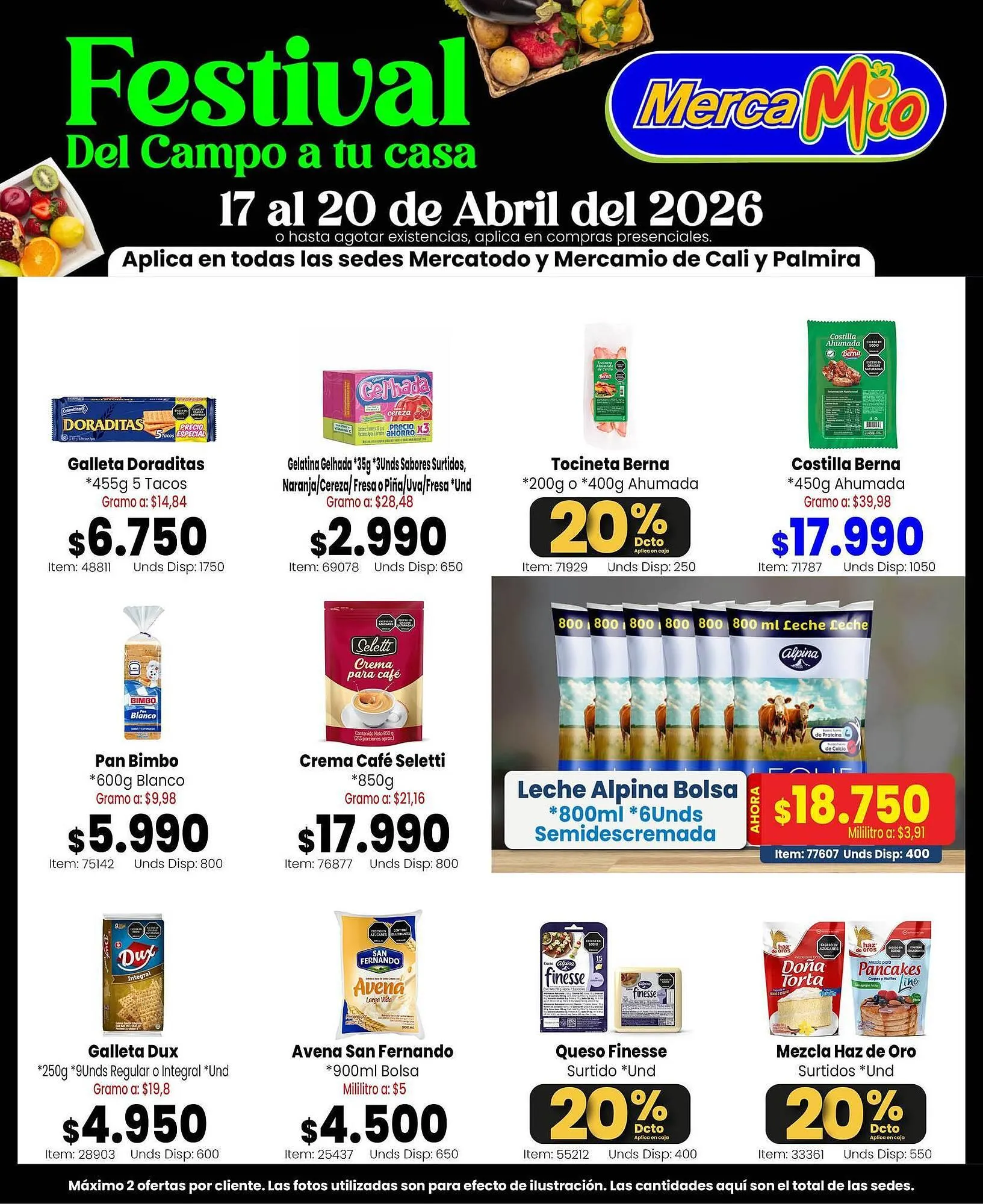 Catalogo de Catálogo MercaTodo 17 de abril al 20 de abril 2026 - Pag 4