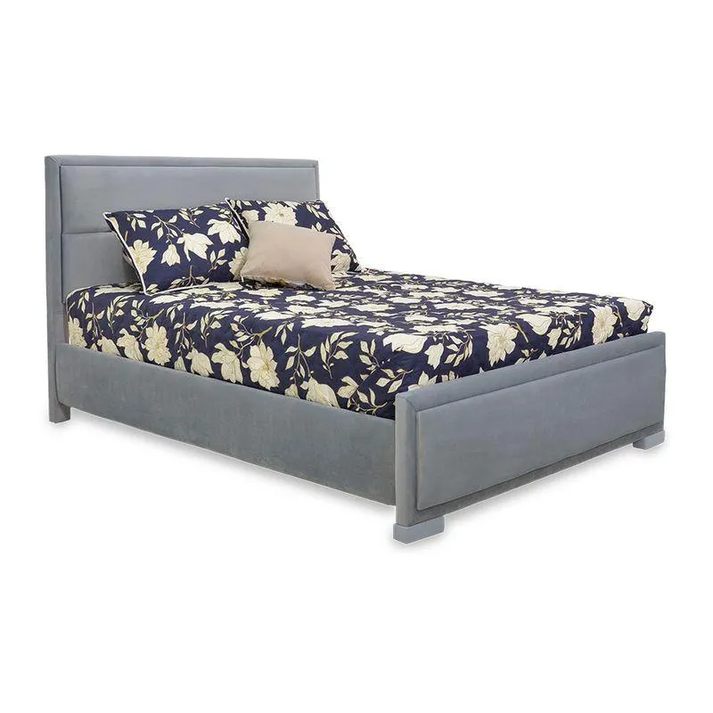CAMA IBG CASSONI 1.40*1.90 M GRIS (ESTÁNDAR)