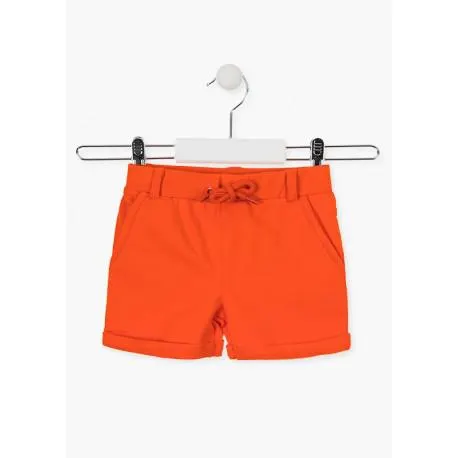 BERMUDA NARANJA BABY NIÑO LOSAN REF 017-6018AL