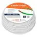 Cable Flexible Thw12Awgblanco100M Uso Unico Residencial