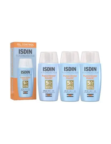 Kit Fotoprotector FusionWater Magic SPF50+ x3 Unidades