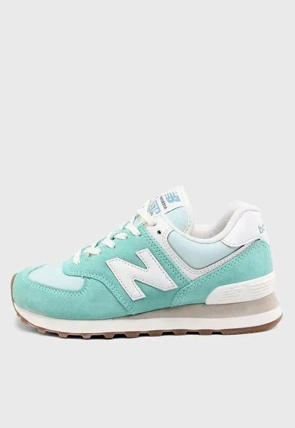 Tenis Lifestyle Verde Menta-Blanco New Balance 574