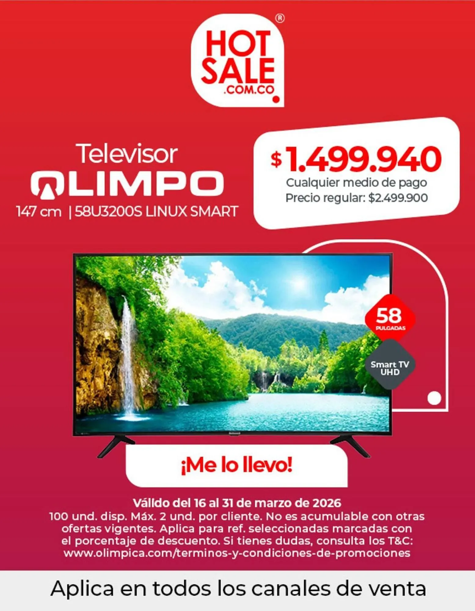 Catalogo de Catálogo Olímpica 16 de marzo al 31 de marzo 2026 - Pag 1