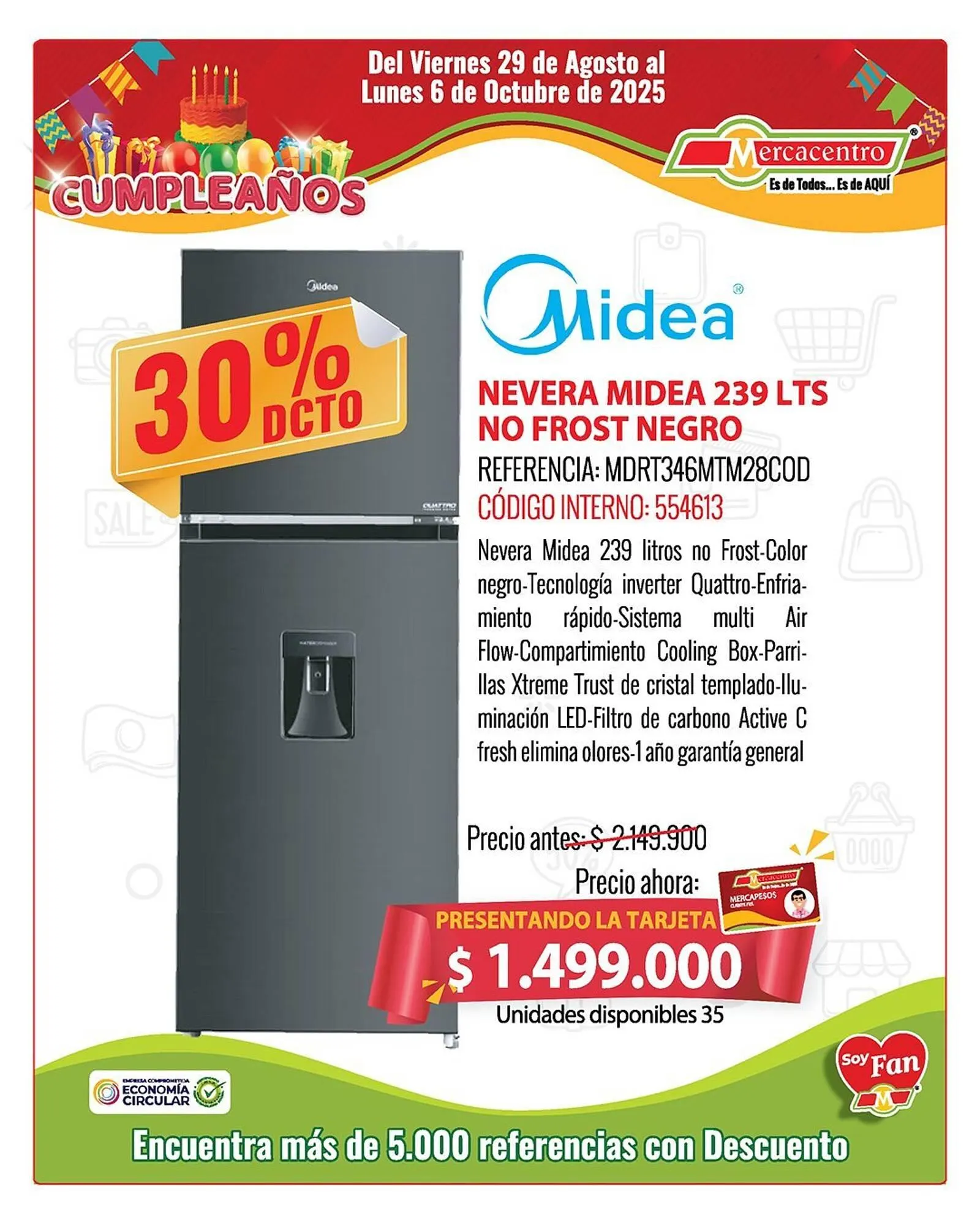 Catalogo de Catálogo MercaCentro 5 de octubre al 6 de octubre 2025 - Pag 3