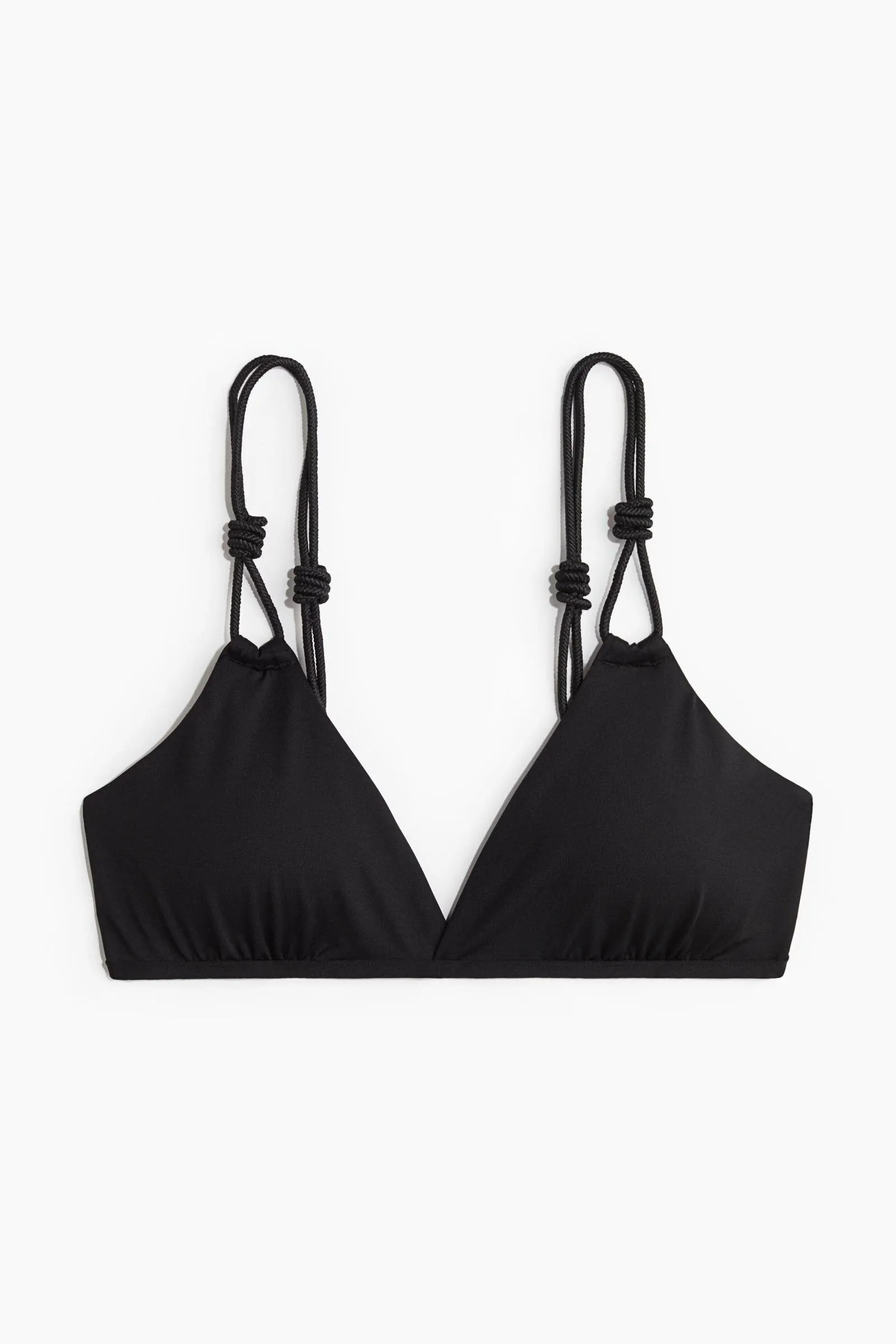 Top de bikini triangular con relleno