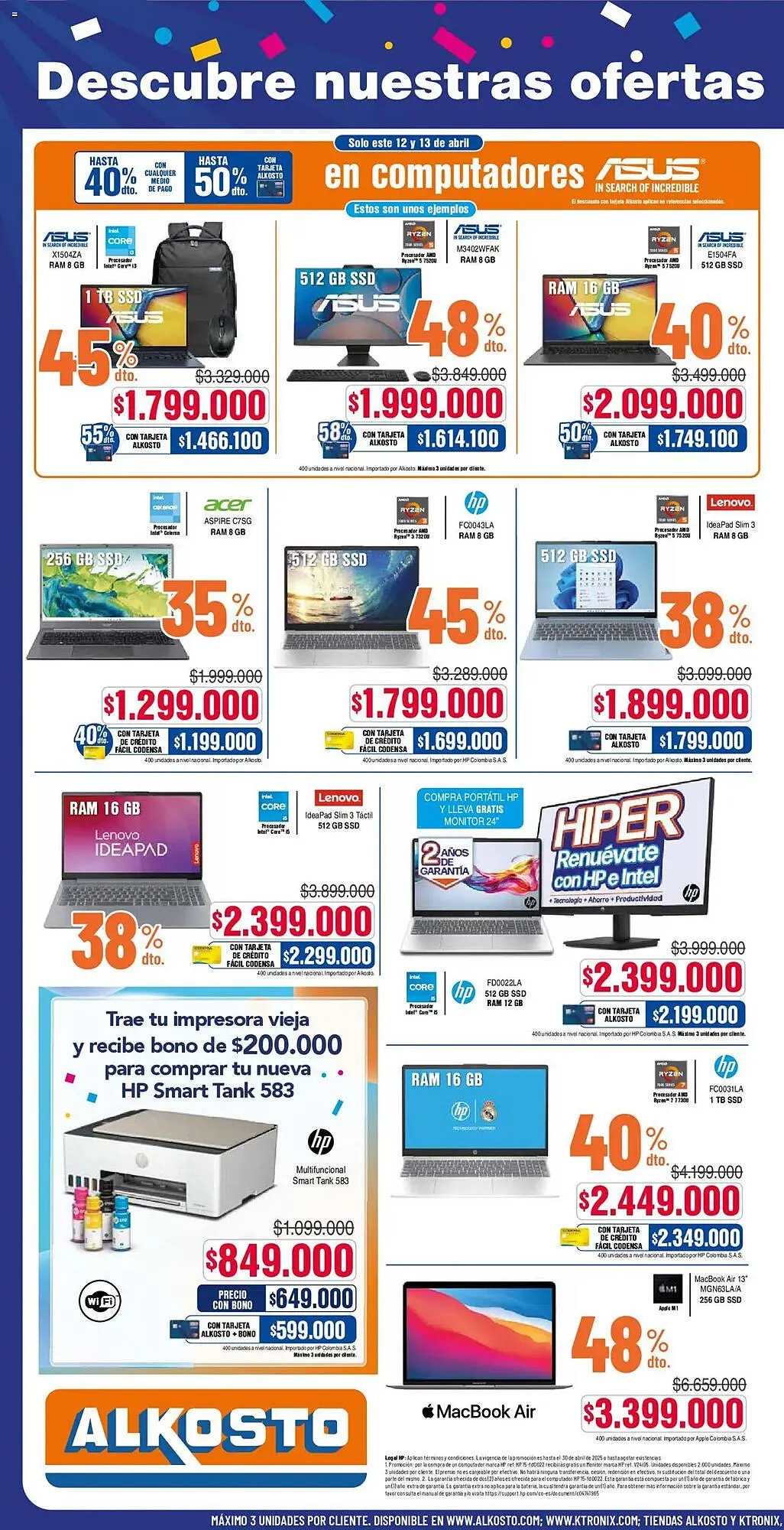 Catalogo de Catálogo Alkosto 13 de abril al 3 de mayo 2025 - Pag 8
