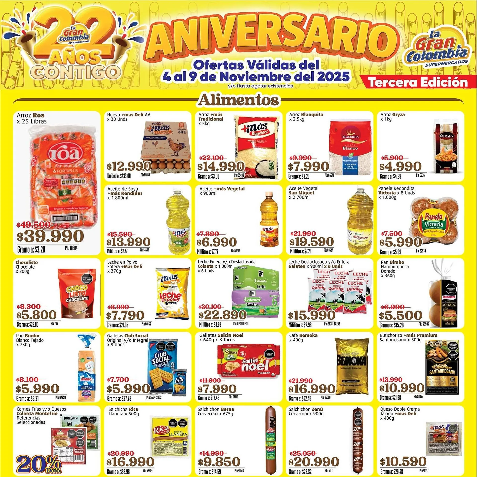 Catalogo de Catálogo La Gran Colombia 4 de noviembre al 9 de noviembre 2025 - Pag 1