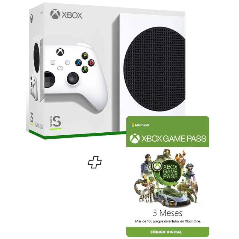 Combo Consola XBOX Series S + Game Pass 3 meses