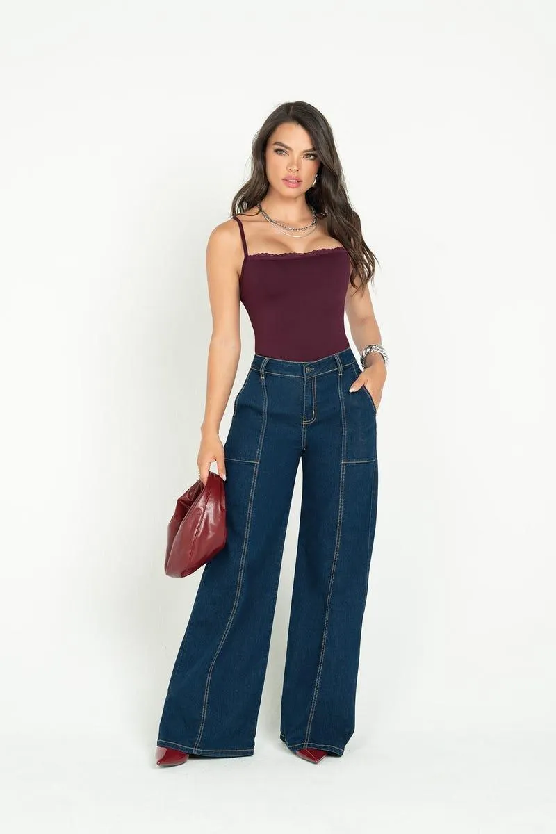 JEAN BOTA AMPLIA Azul