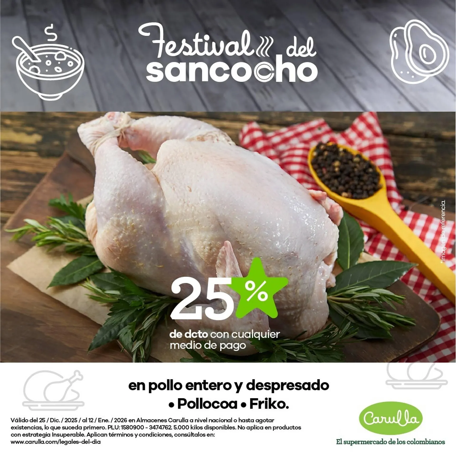 Catalogo de Catálogo Carulla 1 de enero al 12 de enero 2026 - Pag 1