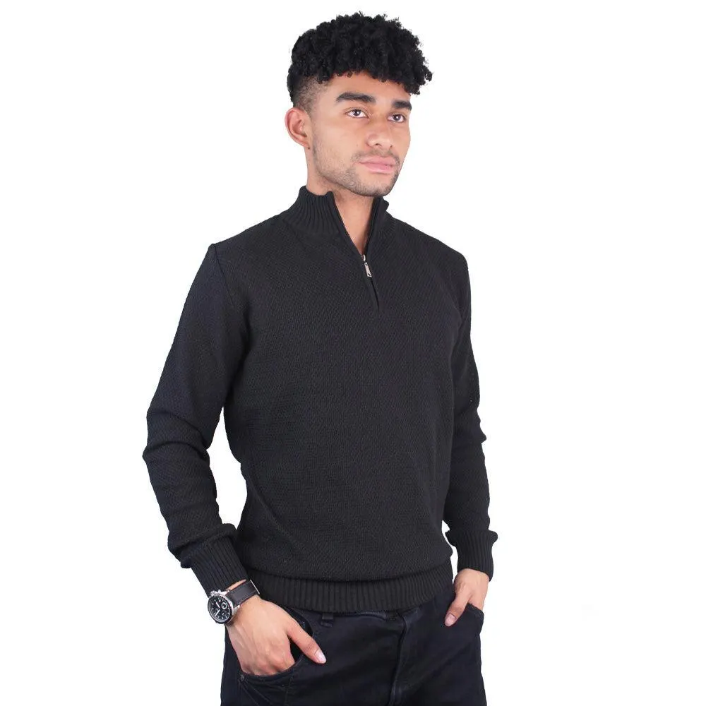 Suéter Cuello Alto Lec Lee Negro