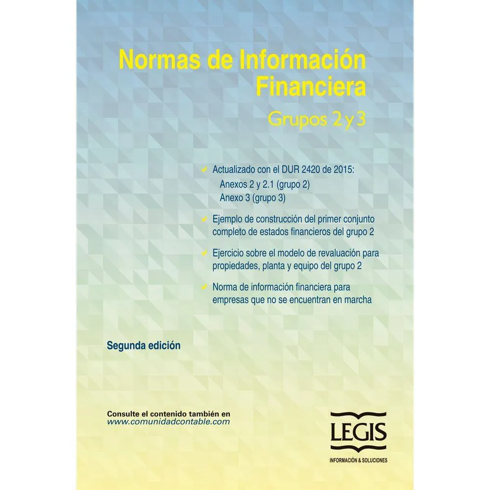 Normas de Información Financiera - Básico para Grupos 2 y 3 - Libro | Edición 2