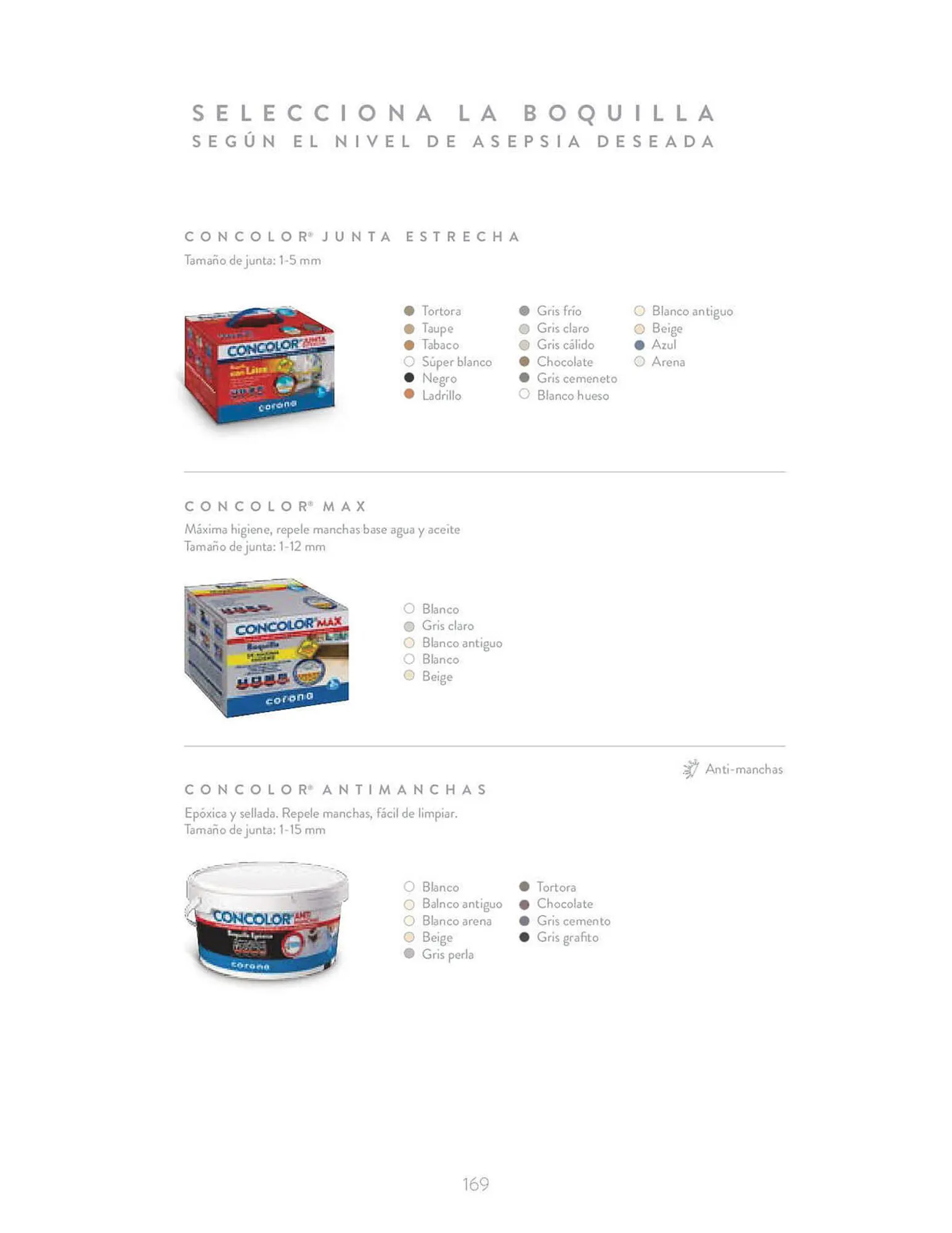 Catalogo de Catálogo Corona Centro de Inspiración 30 de junio al 28 de junio 2024 - Pag 169