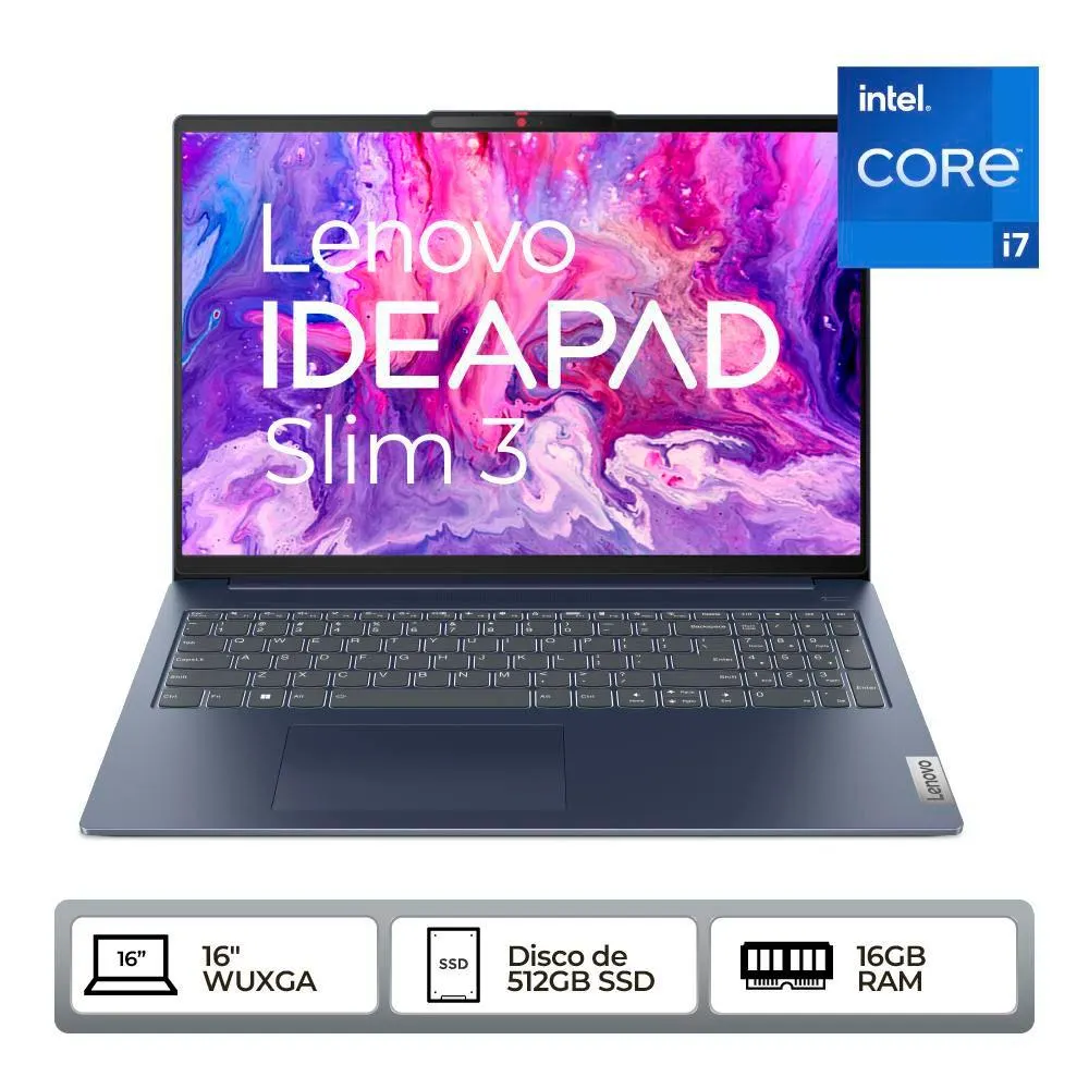 Portatil LENOVO IdeaPad Slim 5 Intel Core i7 13620H RAM 16 GB 512 GB SSD IdeaPad Slim 5