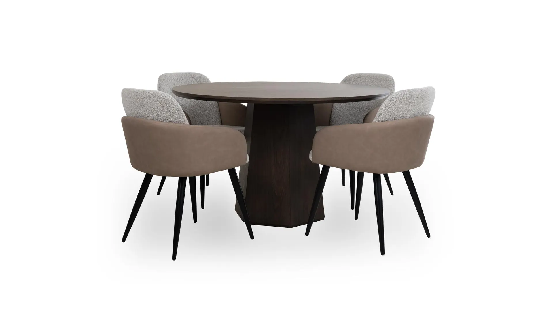 Mesa Comerdor Milano 120 + 4 Sillas Malaga