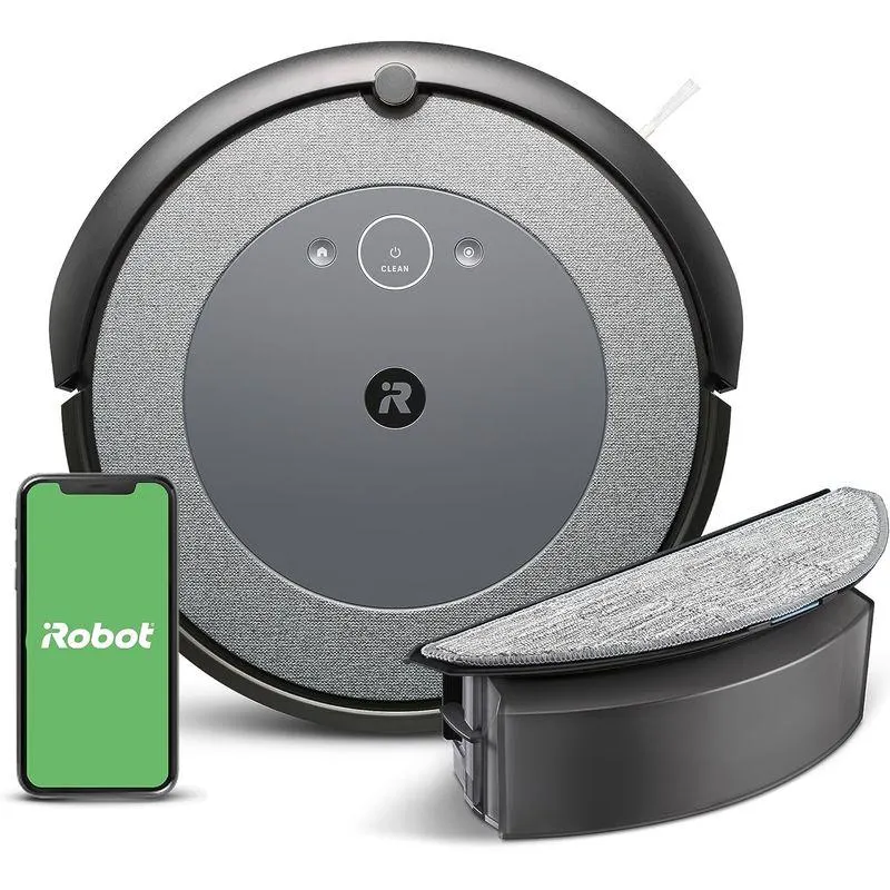 Aspiradora y Trapeadora iRobot Roomba Combo i5 Mapeo Inteligente