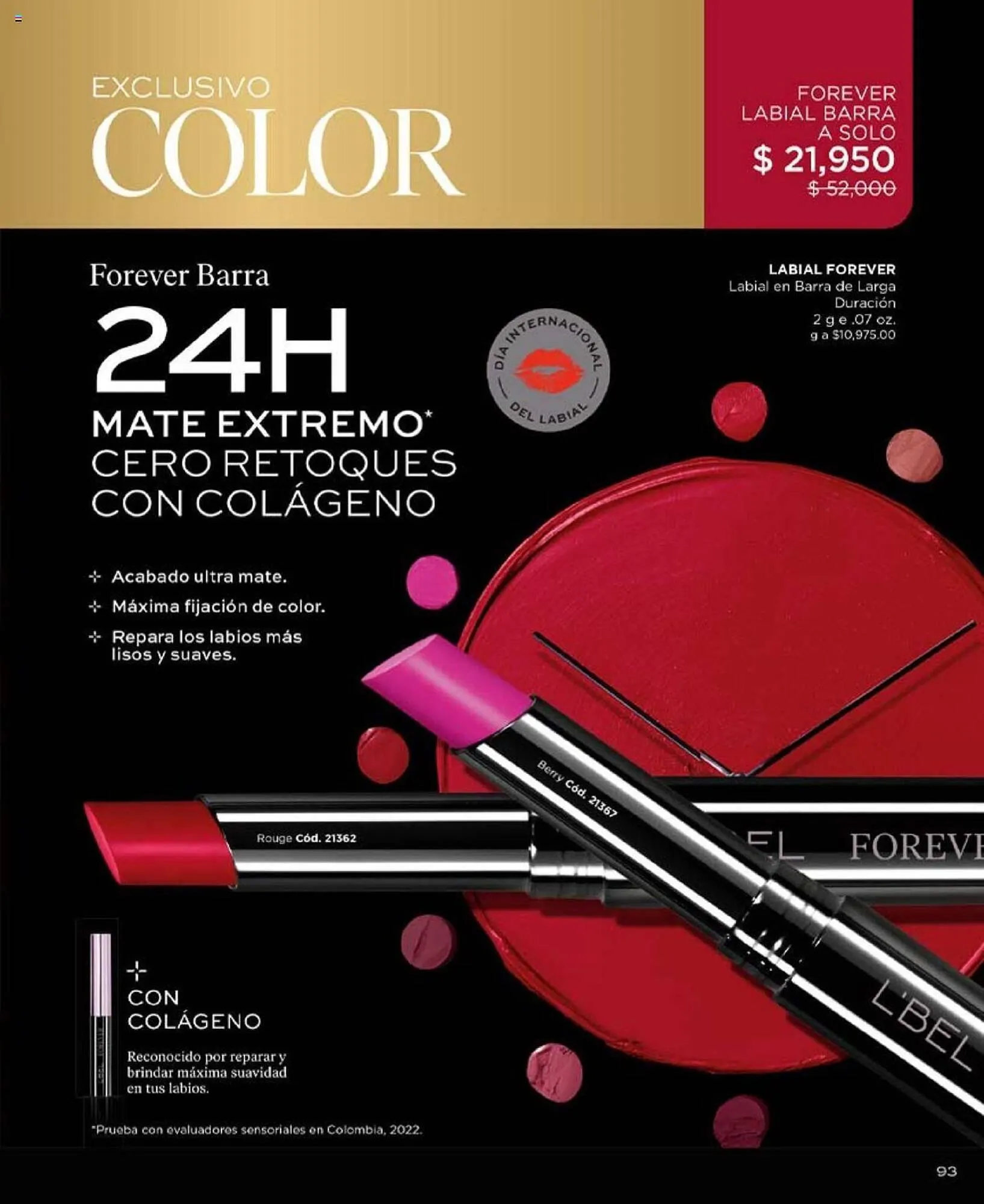 Catalogo de Catálogo L'bel 1 de agosto al 31 de agosto 2024 - Pag 93