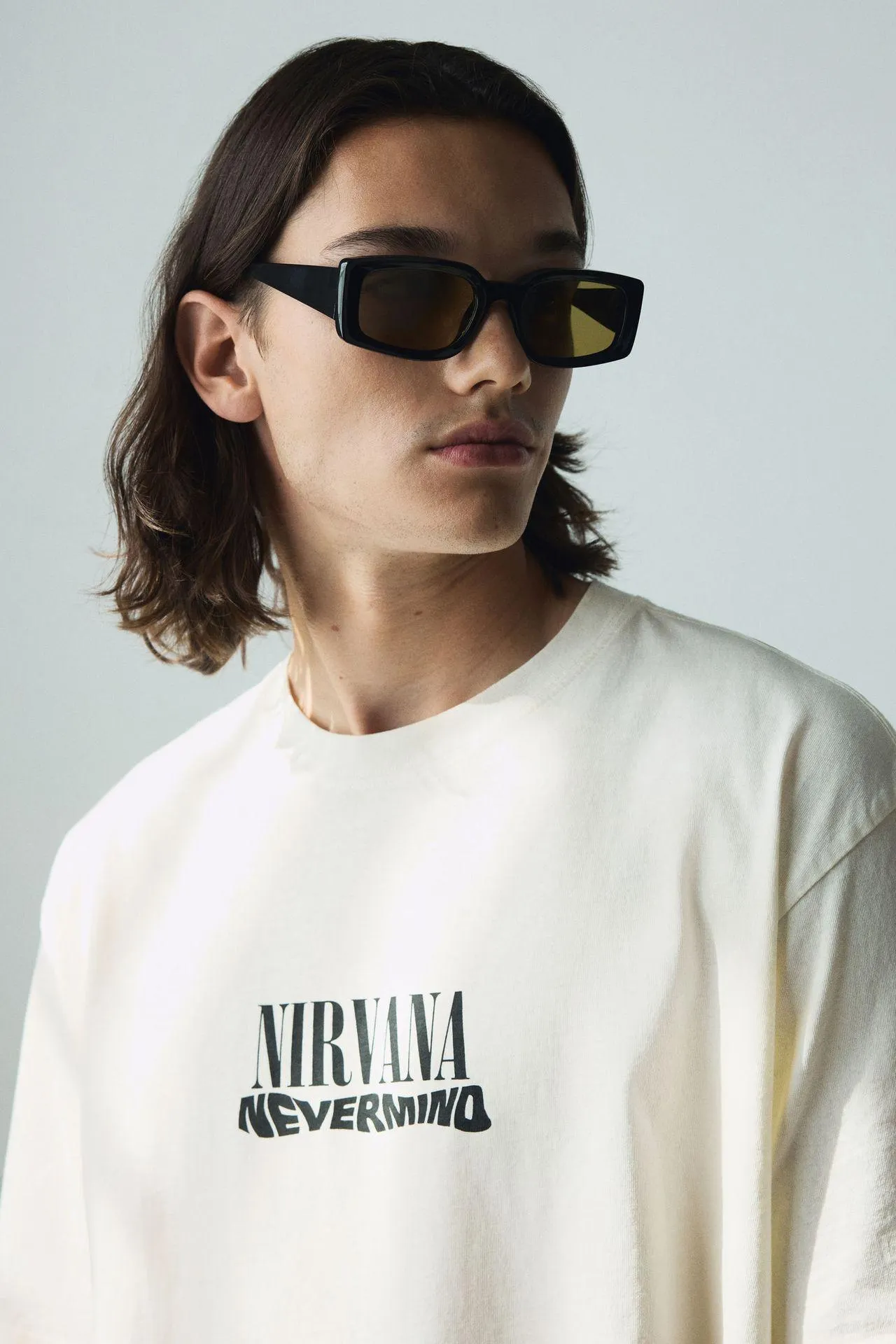 Camiseta estampada de estilo vintage Loose Fit